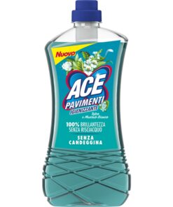 ACE PAVIMENTI IGIENIZZANTE SENZA CANDEGGINA SENZA RISCIACQUO TALCO E MUSCHIO BIANCO 1000 ML