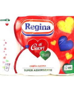 REGINA DI CUORI 3 CARTA CUCINA ASCIUGATUTTO 3 VELI 50 STRAPPI