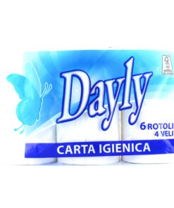 DAYLY CARTA IGIENICA 6 ROTOLI 4 VELI