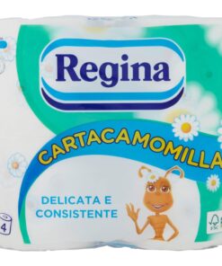 REGINA CARTA IGIENICA CARTACAMOMILLA 4 ROTOLI